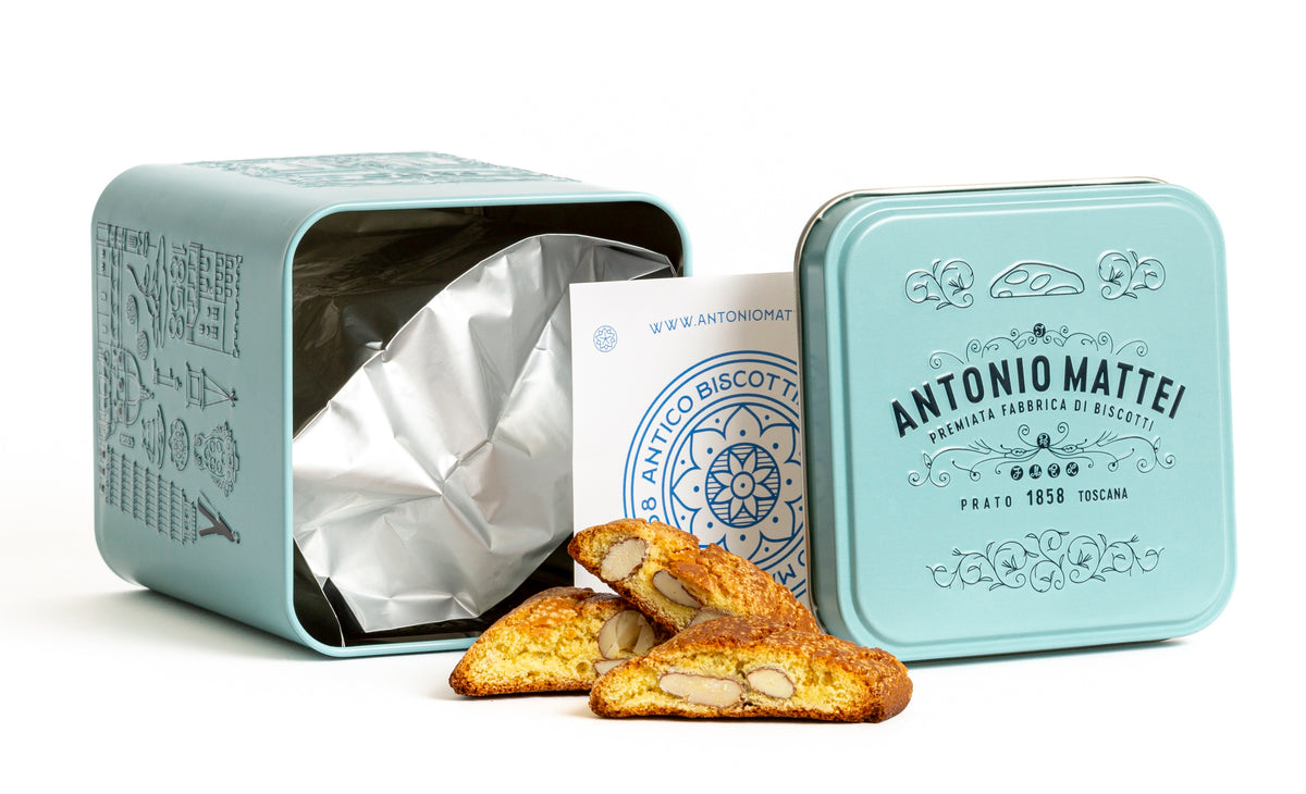 Tosca gift tin of cantucci biscuits 200 g – Antonio Mattei – image 4