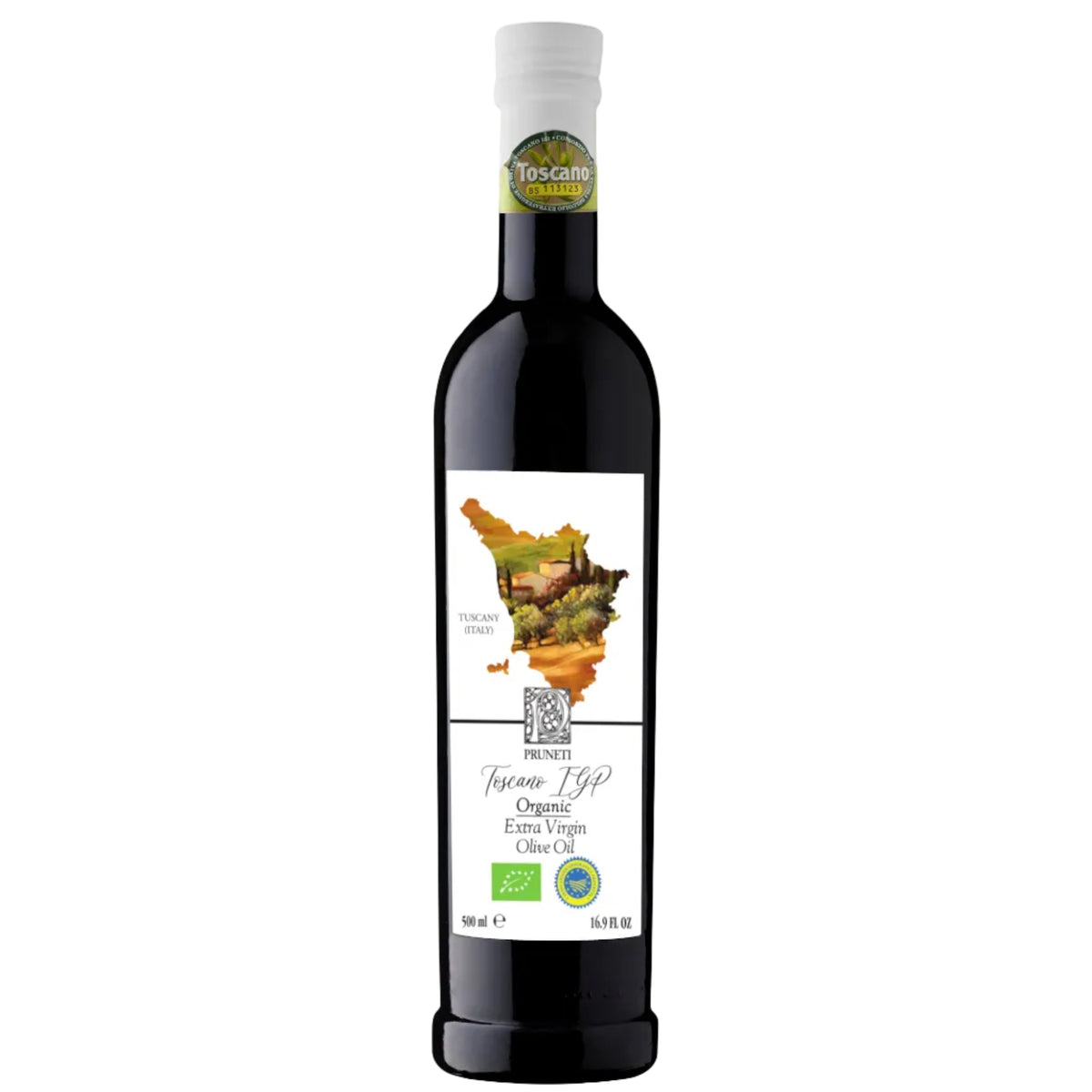 Pruneti Tuscan Luomu Extra-neitsytoliiviöljy