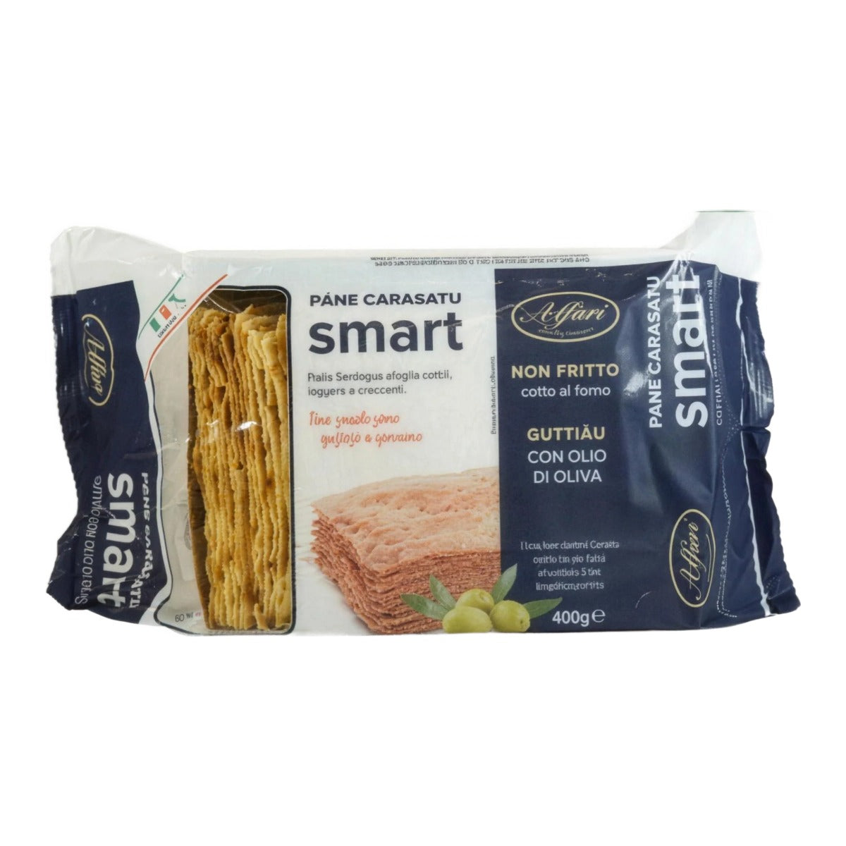 Alfieri Guttiau-leipä 400 g pakkauksessa