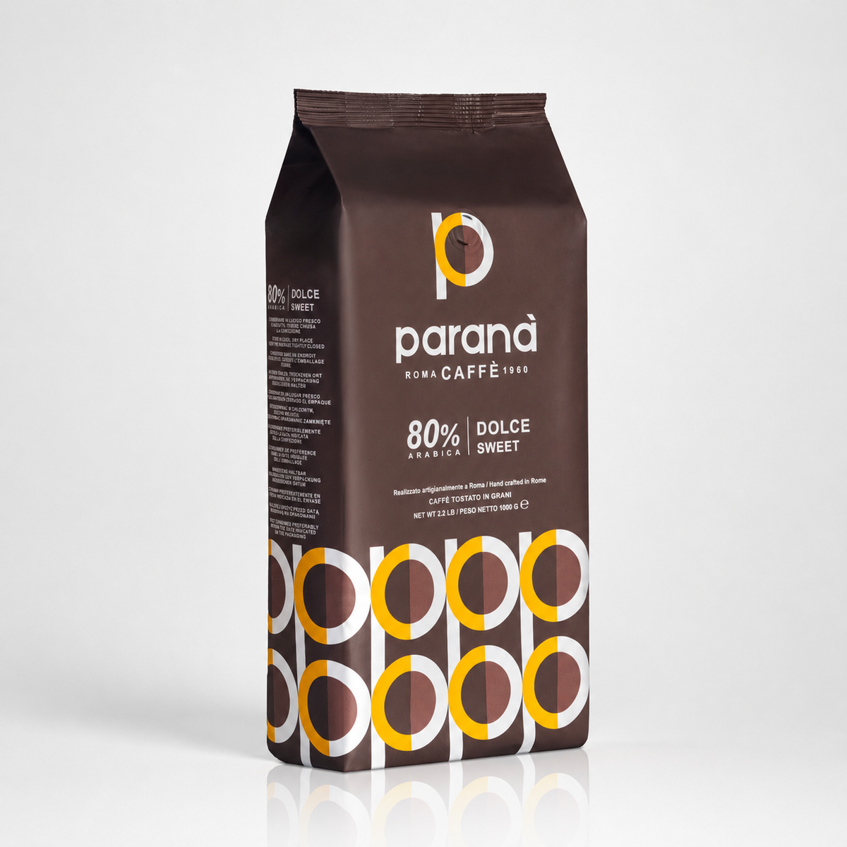 Paranà Dolce kahvipavut 1 kg – Barista Italiano