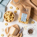 Taralli juustolla ja mustapippurilla │ 230g - Terre dei Trulli - Olivo.fi