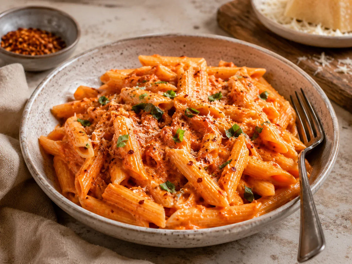Pasta alla Vodka - Olivon italialainen resepti 