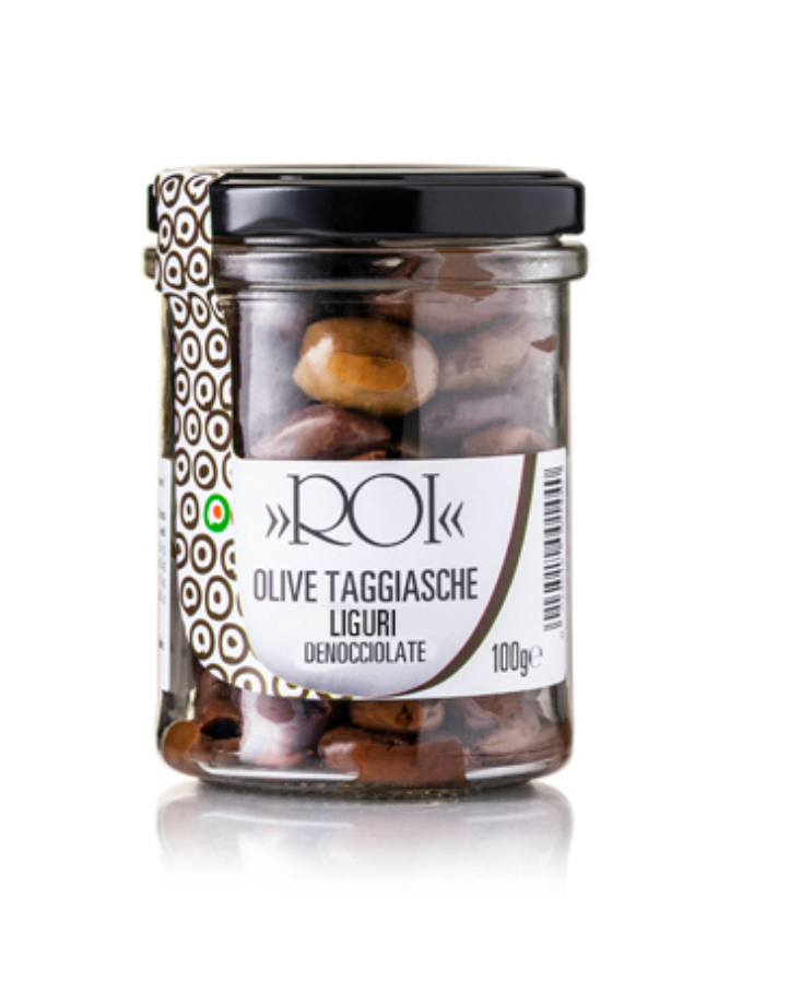 Taggiasche-oliivit | 100g – oliiviöljy Olivo verkkokaupassa