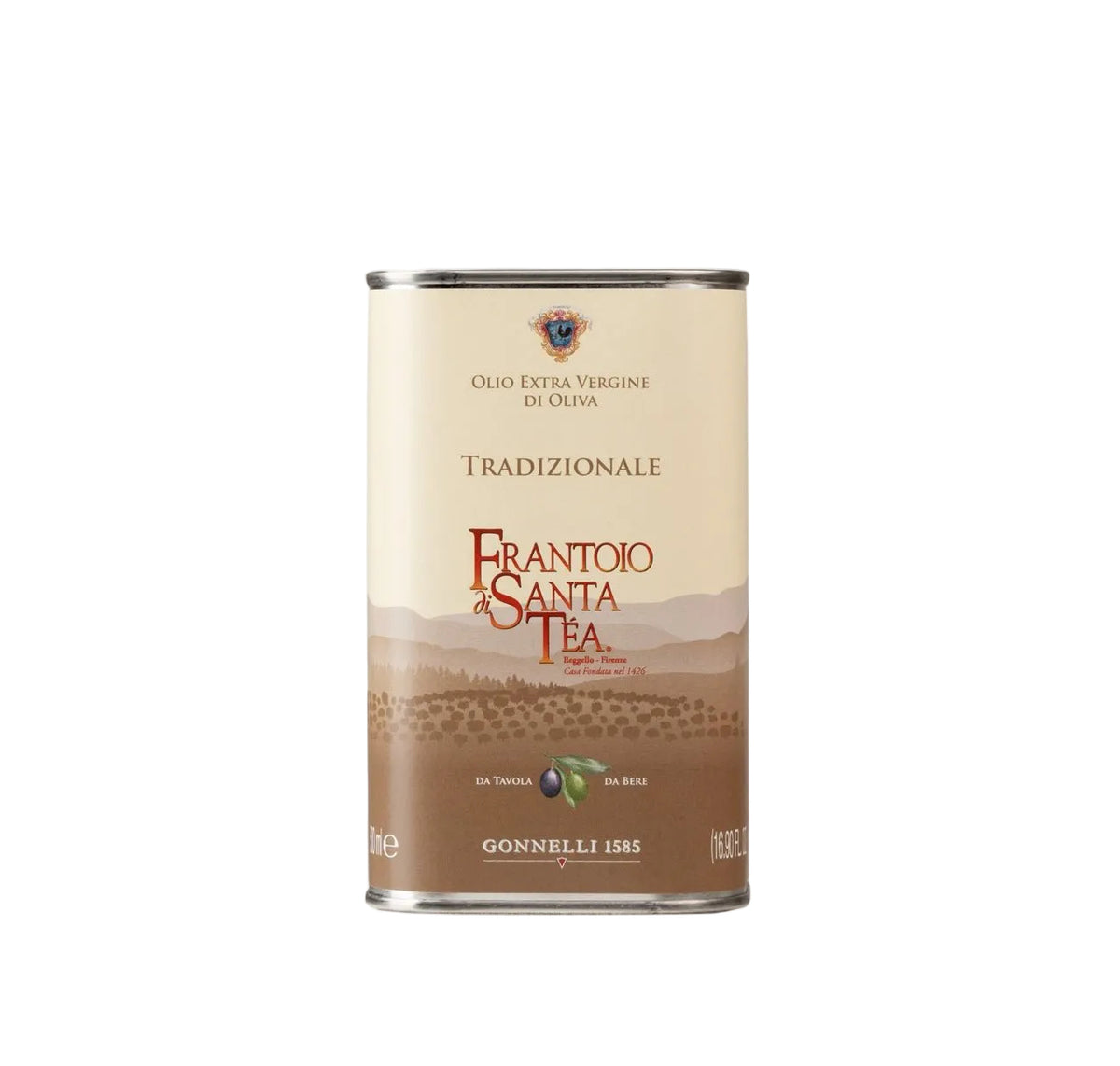 Frantoio di Santa Téa Tradizionale - kanisteri | 500ml – oliiviöljy Olivo verkkokaupassa