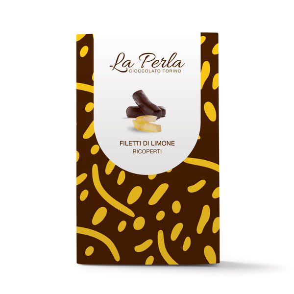 La Perla di Torino Suklaalla kuorrutettu karamelisoitu sitruksenkuori