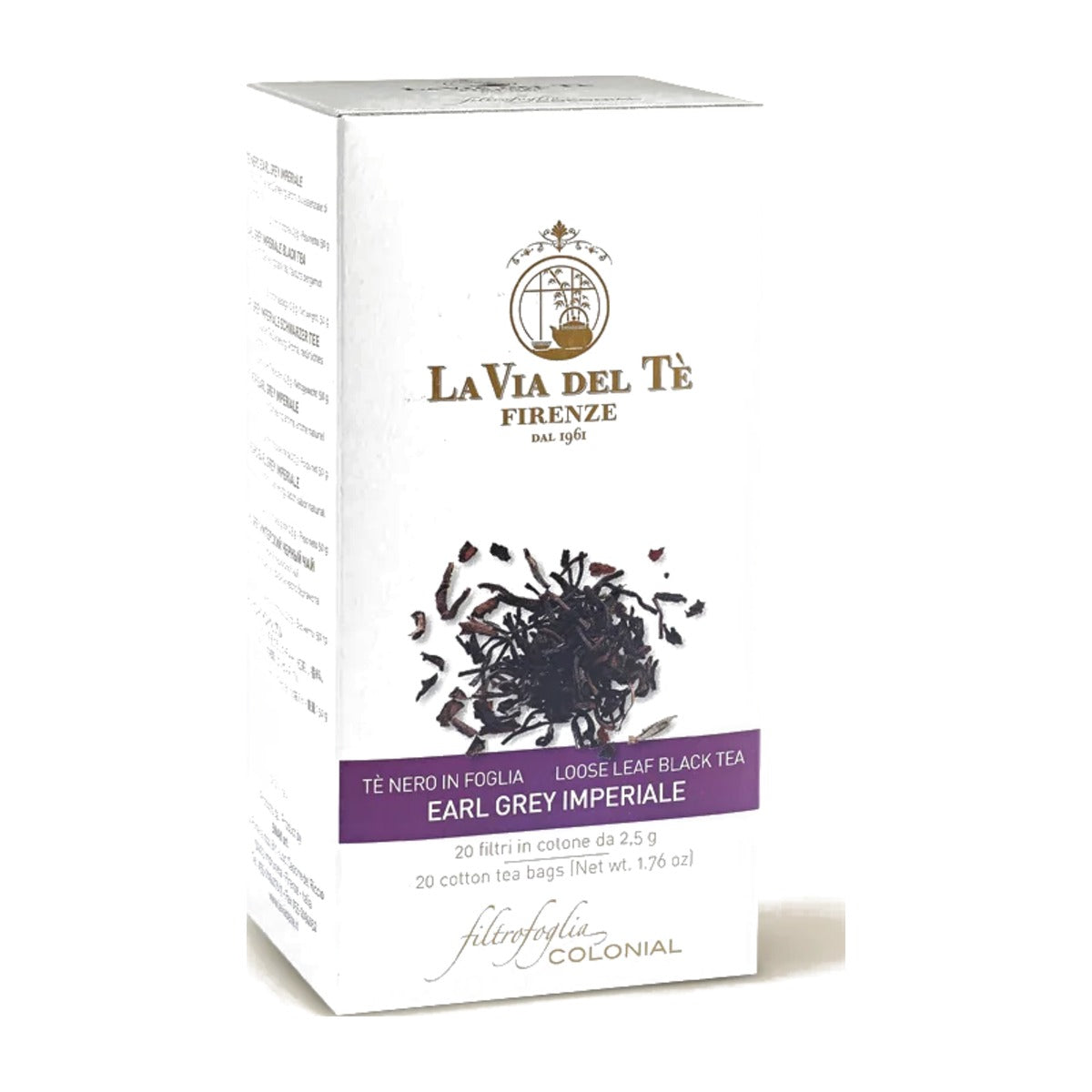 La Via del Tè Earl Grey Imperiale musta tee, 20 teepussia