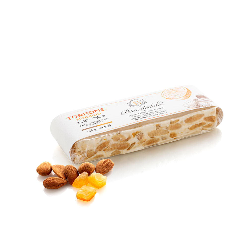 Manteli-appelsiinitorrone 150 g pakkauksessa