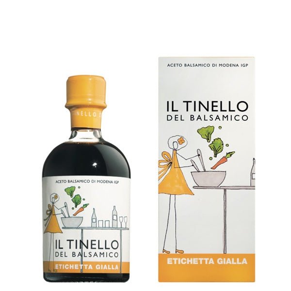 Balsamico Vinegretti, Keltainen etiketti 250ml – balsamico Olivo verkkokaupassa