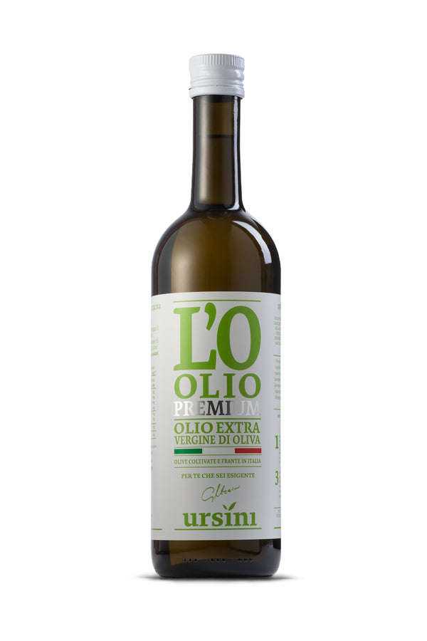 EXTRA NEITSYTOLIIVIÖLJY OLIO E.V.O. L'O PREMIUM | 750ml - Ursini - Olivo.fi