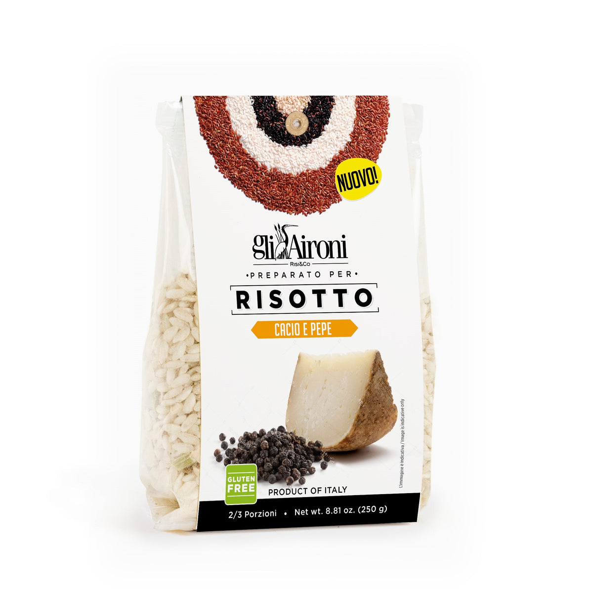 Pecorinojuusto- ja pippuririsotto | 250g – risottoriisi Olivo verkkokaupassa