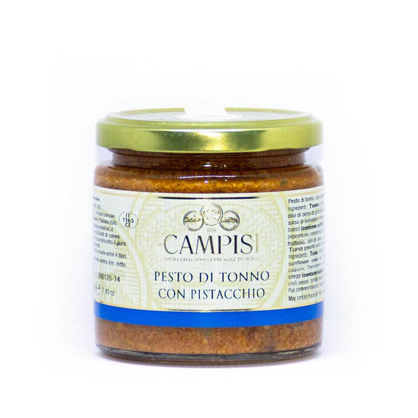 Pistaasilla maustettu tonnikalapesto │ 210g - Campisi - Olivo.fi