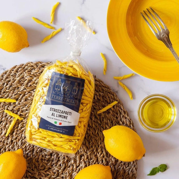 Strozzapreti pasta sitruunalla │ 500g - Terre dei Trulli - Olivo.fi