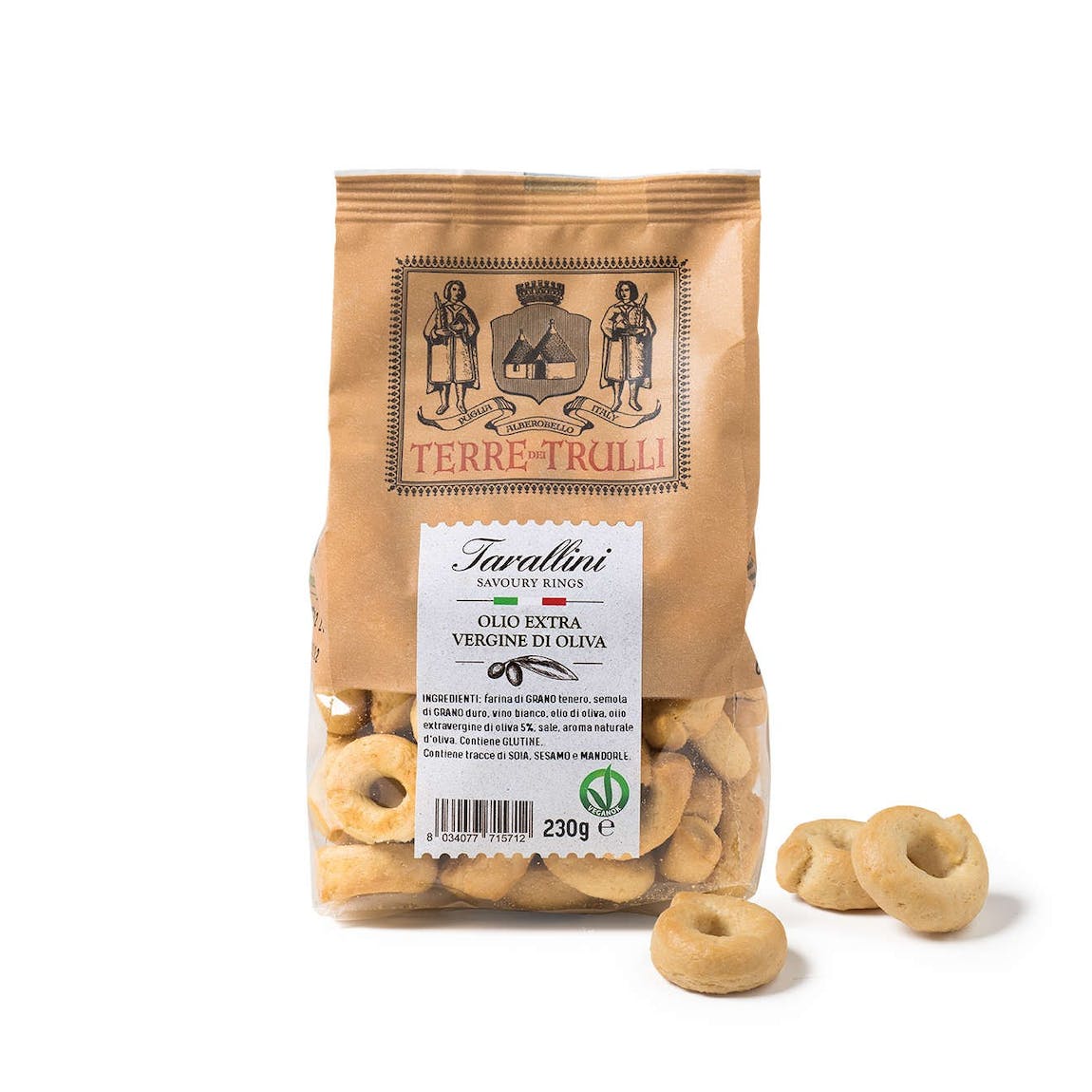 Taralli extra virgin oliiviöljyllä │ 230g – oliiviöljy Olivo verkkokaupassa