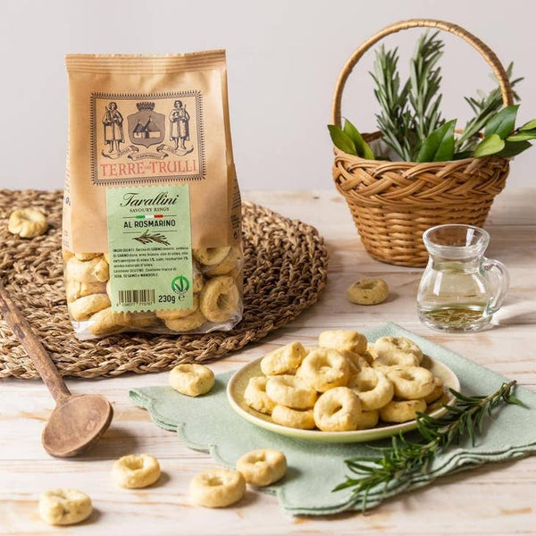 Taralli rosmariinilla │ 230g - Terre dei Trulli - Olivo.fi