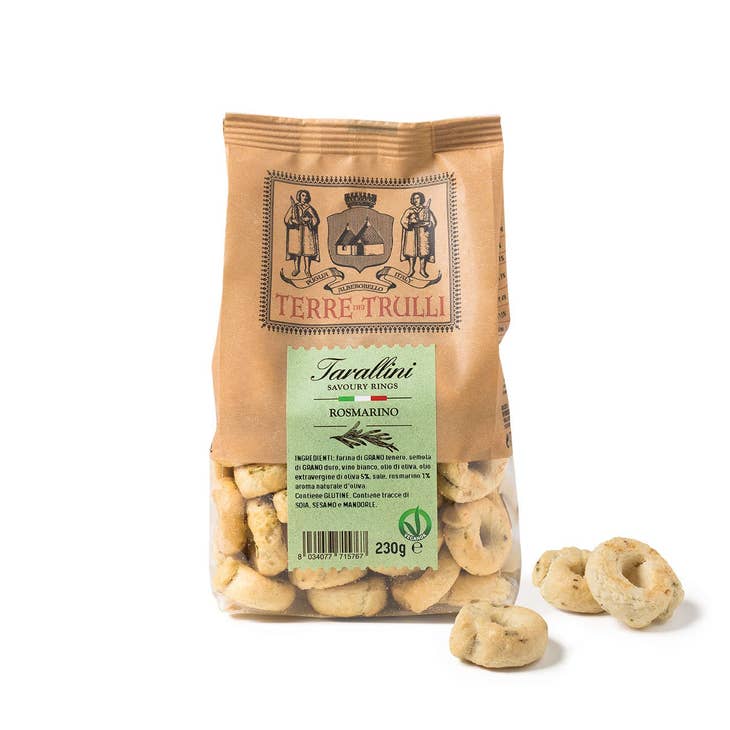 Taralli rosmariinilla │ 230g – italialainen tuote Olivo verkkokaupassa