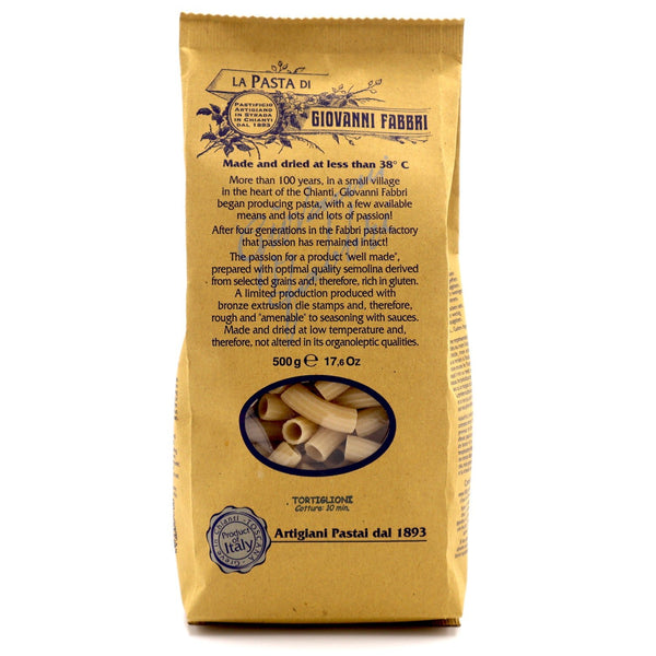 TORTIGLIONI | 500g - Pastificio Artigiano Fabbri - Olivo.fi