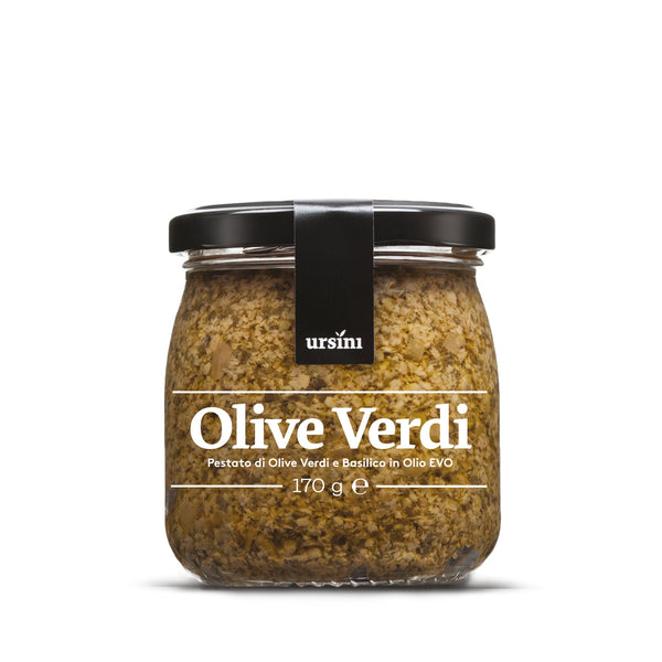 VIHREIDEN OLIIVIEN PESTO BASILIKALLA | 170g - Ursini - Olivo.fi